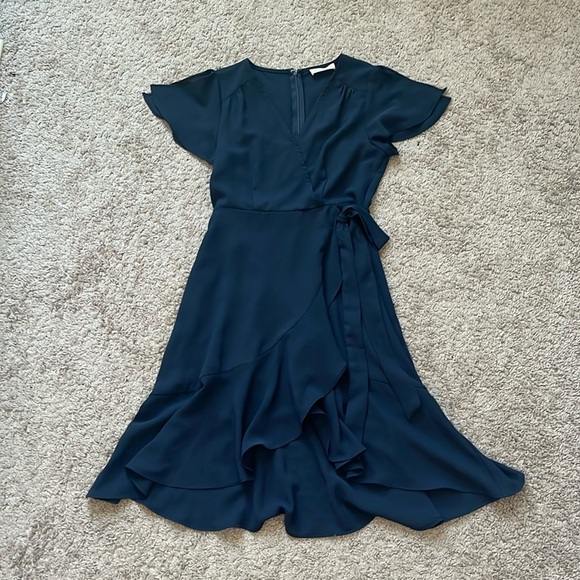 Altar’d state navy blue XS knee length dress - Picture 1 of 3